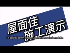 Bondsure® TPO Odporna na warunki atmosferyczne butylowa samoprzylepna membrana hydroizolacyjna